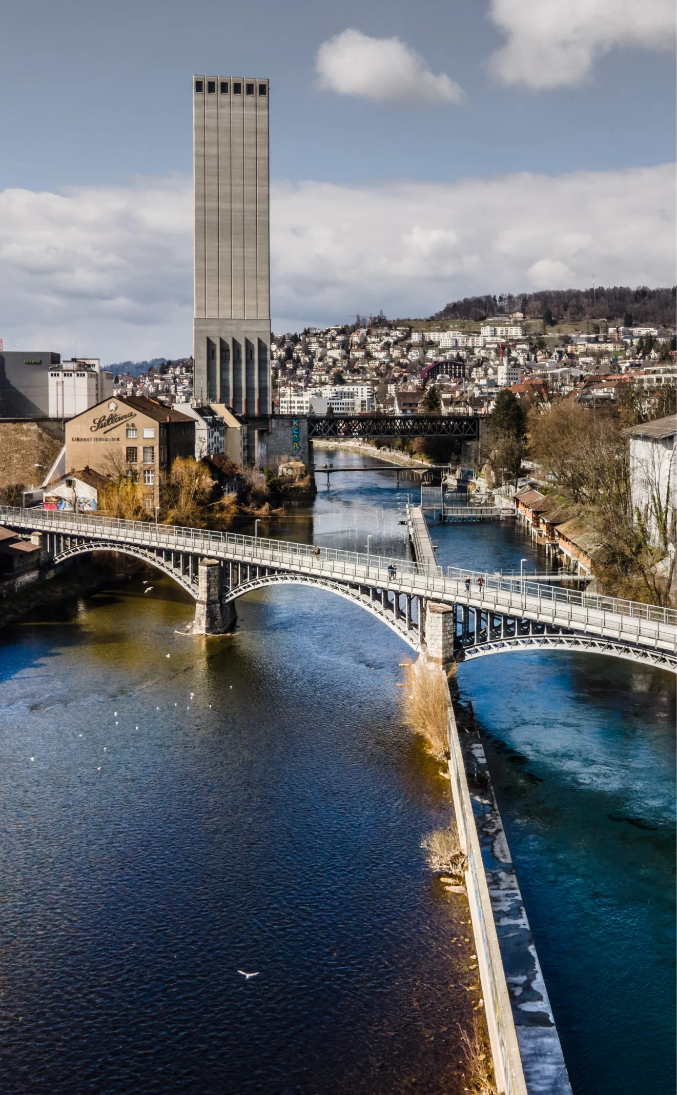 Fluss Limmat Naehe